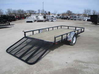 2018 PJ Trailer 83x14 U8 Single Axle Utility U821431DSGK