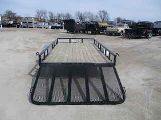 2018 PJ Trailer 83x14 U8 Single Axle Utility U821431DSGK