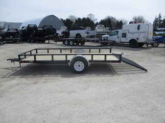 2018 PJ Trailer 83x14 U8 Single Axle Utility U821431DSGK