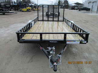 2019 PJ Trailer 83x14 U8 Single Axle Utility U821431DSBKA