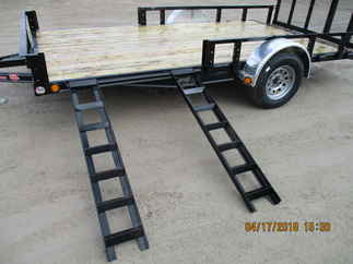 2019 PJ Trailer 83x14 U8 Single Axle Utility U821431DSBKA