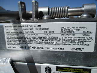 2019 Aluma 78x14  Aluminum Single Axle Utility 7814STILT