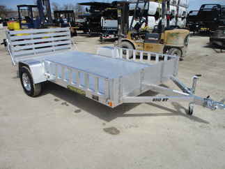 2019 Aluma 81x12  Aluminum Single Axle Utility 8112BT