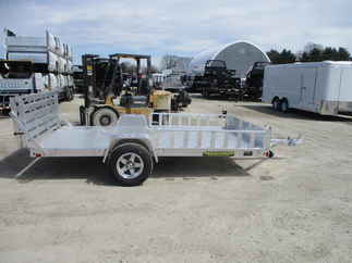 2019 Aluma 81x12  Aluminum Single Axle Utility 8112BT