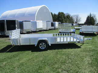 2019 Aluma 81x15  Aluminum Single Axle Utility 8115SR