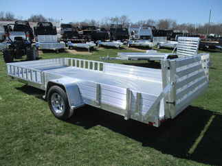 2019 Aluma 81x15  Aluminum Single Axle Utility 8115SR