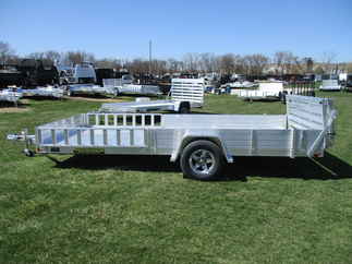 2019 Aluma 81x15  Aluminum Single Axle Utility 8115SR