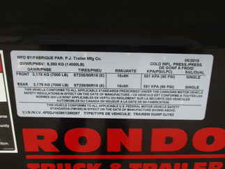 2019 PJ Trailer 83x16 DJ Dump DJA1672BSS003MP