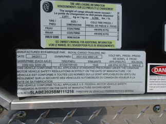 2011 Royal 8.5x20  Enclosed Car Hauler RSTCH 8.5X20TA3