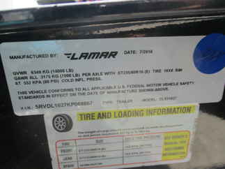 2019 Lamar 83x16  Dump DL831627.2