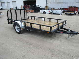 2019 PJ Trailer 77x12 U7 Single Axle Utility U721231DSYK