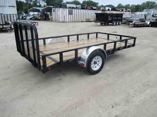 2019 PJ Trailer 77x12 U7 Single Axle Utility U721231DSYK