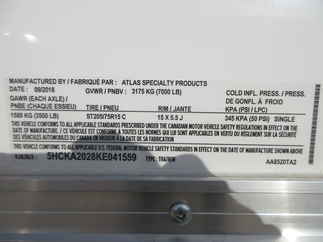 2019 Atlas 8.5x20  Enclosed Car Hauler AA8520TA2