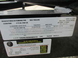 2019 Rice 82x20  Car Hauler FMCR8220