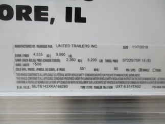 2019 United 8.5x14  Enclosed Cargo UXT-8.514TA52