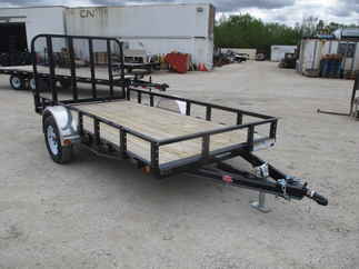 2019 PJ Trailer 72x12 U2 Single Axle Utility U221231DSGK