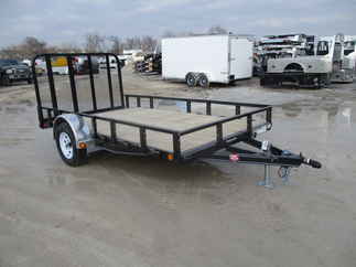 2019 PJ Trailer 77x12 U7 Single Axle Utility U721231DSBK