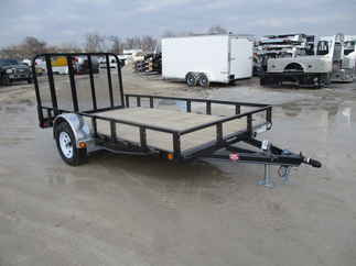 2019 PJ Trailer 77x12 U7 Single Axle Utility U721231DSBK