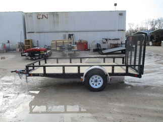 2019 PJ Trailer 77x12 U7 Single Axle Utility U721231DSBK