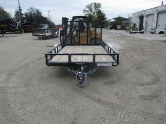 2019 PJ Trailer 77x12 U7 Single Axle Utility U721231DSGK