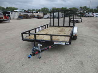 2019 PJ Trailer 77x12 U7 Single Axle Utility U721231DSGK