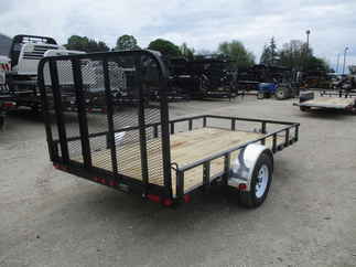 2019 PJ Trailer 77x12 U7 Single Axle Utility U721231DSGK