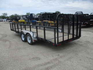 2019 PJ Trailer 83x20 UL Utility UL22032ESBK2J