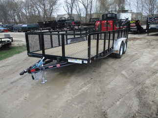 2019 PJ Trailer 83x18 UL Utility UL21832ESBK2J