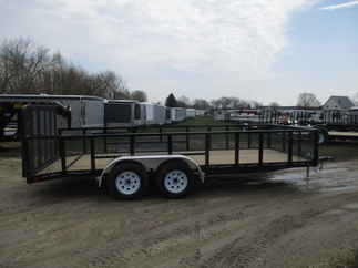 2019 PJ Trailer 83x18 UL Utility UL21832ESBK2J