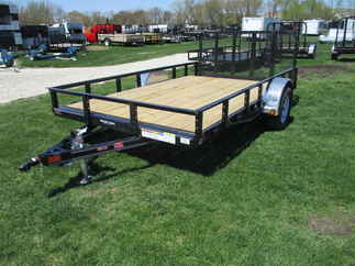 2019 PJ Trailer 83x12 U8 Single Axle Utility U821231DSYK