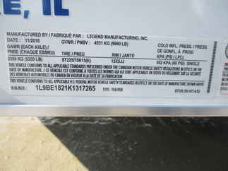 2019 Legend 8.5x18  Enclosed Car Hauler 8.5X18STVT52