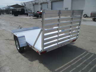 2020 Aluma 72x10  Aluminum Single Axle Utility 7210