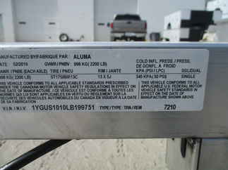 2020 Aluma 72x10  Aluminum Single Axle Utility 7210