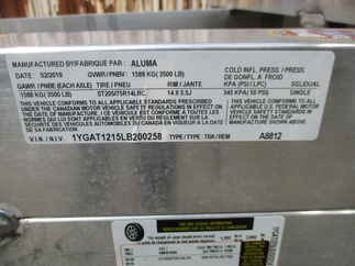2020 Aluma 88x12.83  Aluminum Single Axle Utility A8812