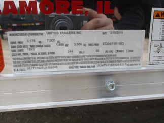 2020 United 7x16  Enclosed Motorcycle XLMTV-716TA35-8.5-T