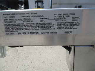 2020 Aluma 54x8  Aluminum Single Axle Utility 548