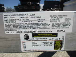 2020 Aluma 78x10  Aluminum Single Axle Utility 7810ES