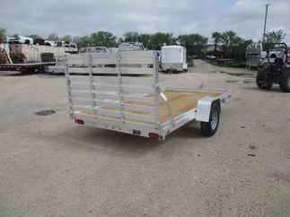 2020 Aluma 78x12  Aluminum Single Axle Utility 7812ESW