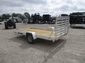 2020 Aluma 78x12  Aluminum Single Axle Utility 7812ESW