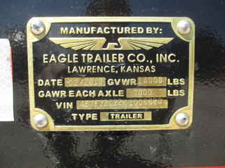 2019 Eagle 83x20  Equipment 7X20FTA70-14000