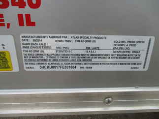 2015 Atlas 4x8  Enclosed Cargo AU48SA