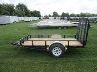 2020 PJ Trailer 60x10 U6 Single Axle Utility U621031DSGK