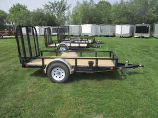 2020 PJ Trailer 60x10 U6 Single Axle Utility U621031DSGK
