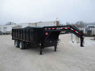 2020 PJ Trailer 102x16 DD Gooseneck Dump DDQ16J2GSS01CP-JA01