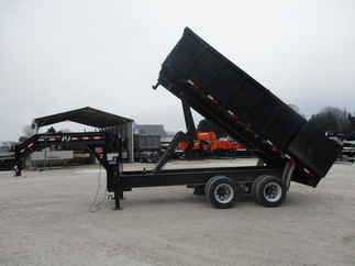 2020 PJ Trailer 102x16 DD Gooseneck Dump DDQ16J2GSS01CP-JA01