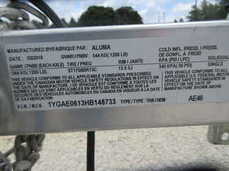 2017 Aluma 48x6  Aluminum Single Axle Utility AE46