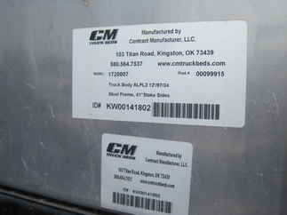 AS IS CM 12 x 97 ALPL Truck Bed