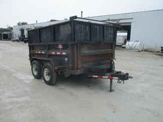 2007 PJ Trailer 78x10 D6 Dump D6102