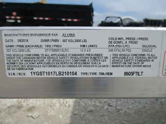 2020 Aluma 50x10  Snowmobile 8605FTILT