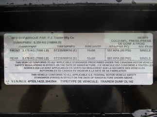 2020 PJ Trailer 83x14 DL Dump DLA1472BSSK